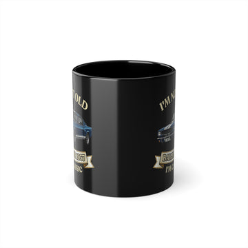 True Insights Geschenk zum 70. Geburtstag – Tasse Jahrgang 1957 Muscle Car | I'm Not Old I'm Classic in Black