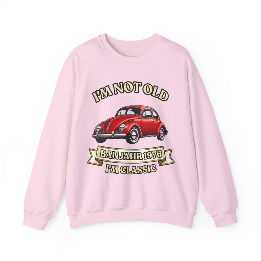 Born in 1976 Sweatshirt – 50th Birthday Gift | VW Beetle
