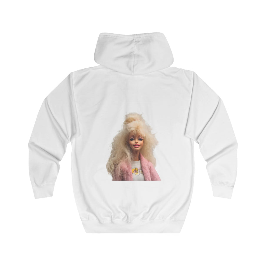 Bad Hair Day Zip-Hoodie – Lustiges Puppen-Motiv für Damen