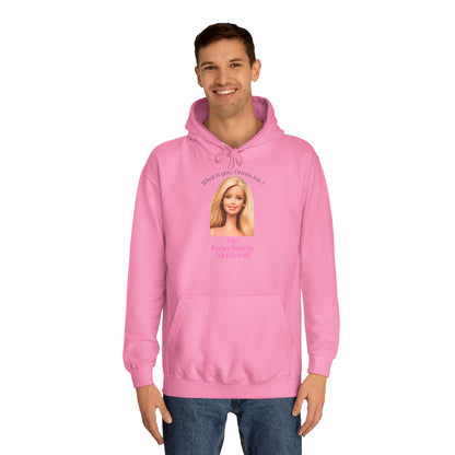Lustiges Hoodie 'In my dreams I don't work' – Witziger Spruch Traumjob Kapuzenpullover für Faulenzer & Antiarbeit-Fans