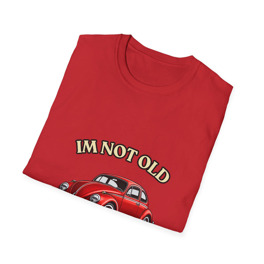 True Insights T-Shirt Baujahr 1976 roter Oldtimer Käfer Geschenkidee 50. Geburtstag