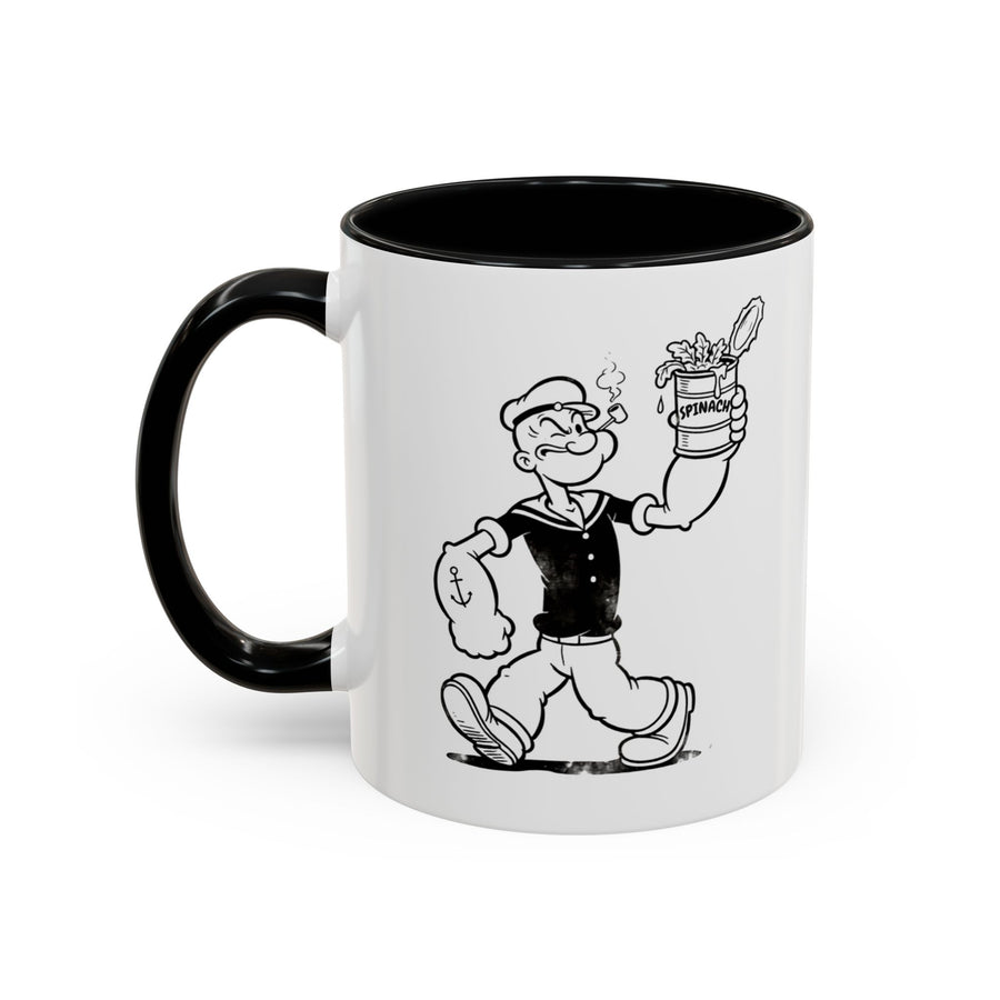 Popeye Spinat Dose Tasse – Comic Kult Kaffeebecher für Fans von Retro-Cartoons & starkem Kaffeegenuss