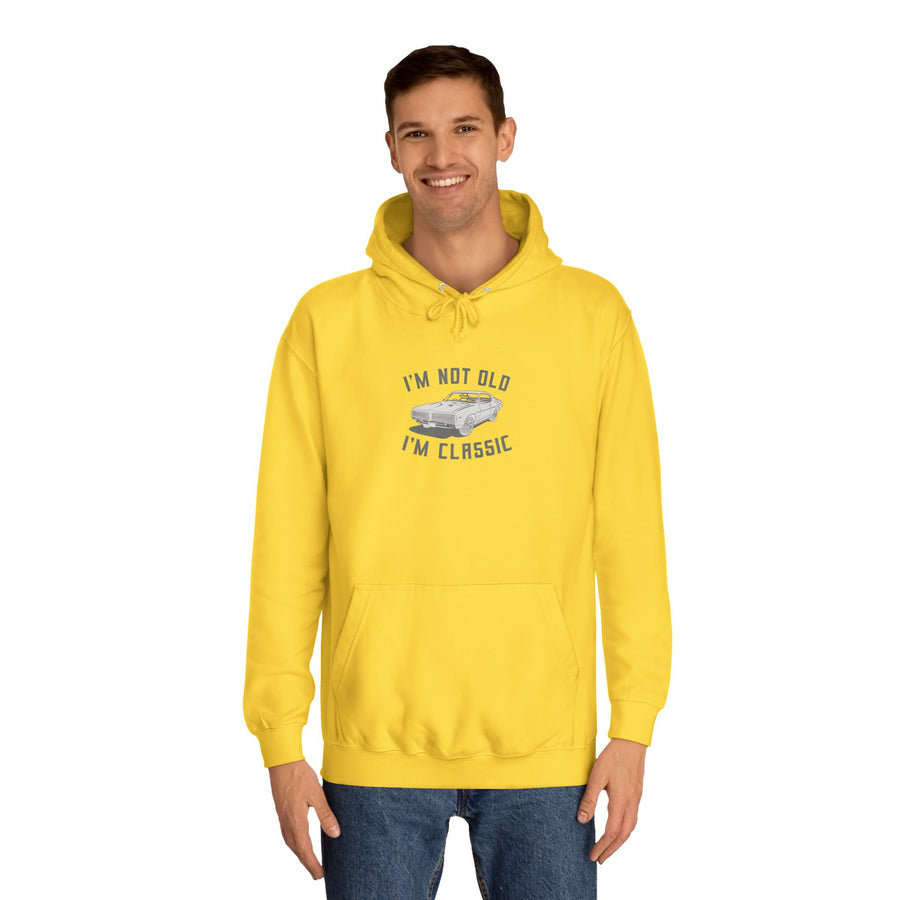 Classic Muscle Car Hoodie – I'm Not Old I'm Classic Cadeau pour Fans de Voitures