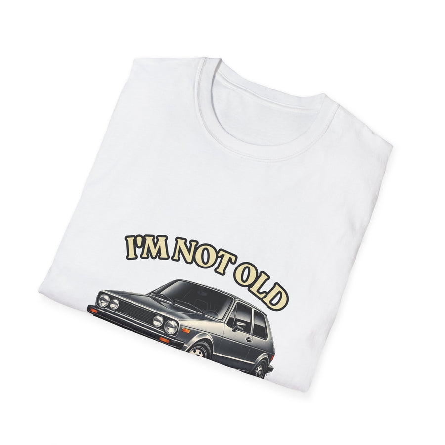 Born in 1976 T-Shirt – 50th Birthday Gift | Classic Car