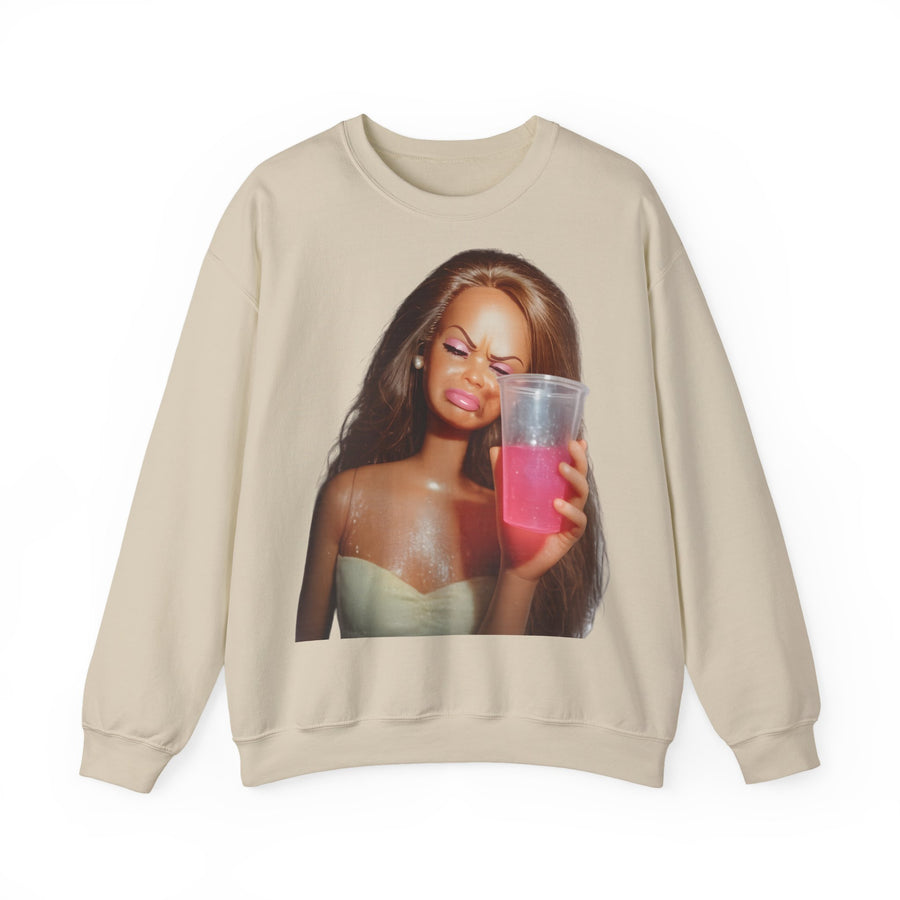 Sweat Doll Meme Barbicore – Sweat drôle poupée pink drink pour soirées & divas