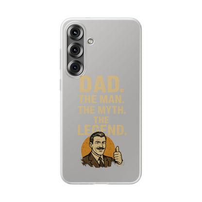 Papa Handyhülle – DAD. THE MAN. THE MYTH. THE LEGEND. – Geschenk für Väter – Retro Design-Phone Case-True Insights