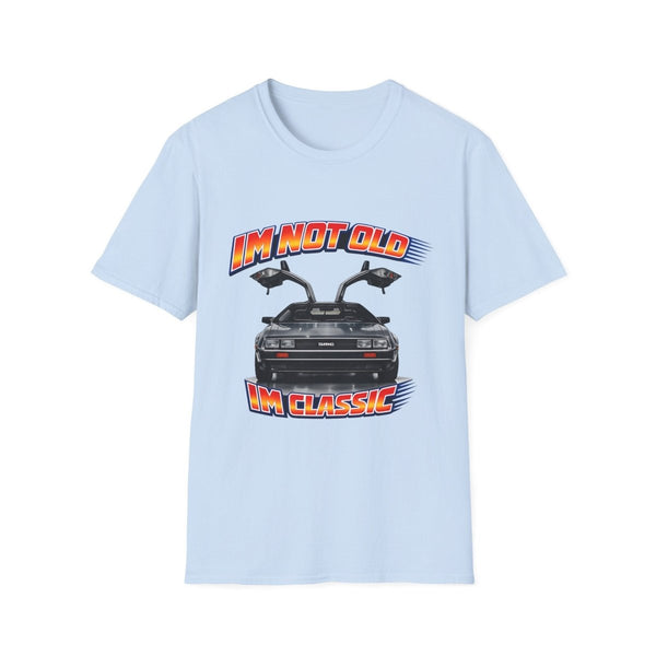 True Insights T-Shirt I'm Not Old I'm Classic mit Retro Sportwagen Motiv in Hellblau