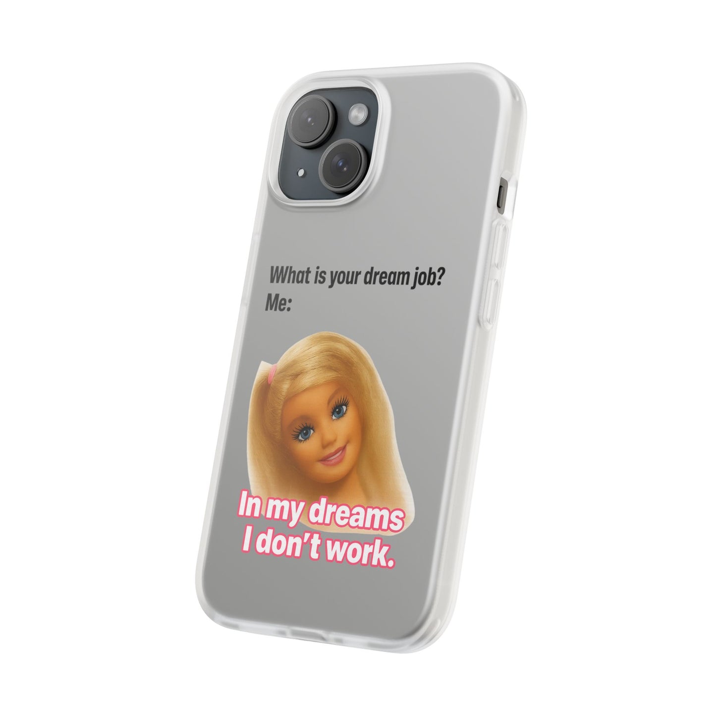 Traumjob Handyhülle – Satirische Anti-Work Phone Case mit Puppen-Illustration-Phone Case-True Insights