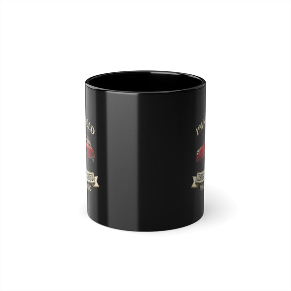 True Insights Geschenk zum 50. Geburtstag – Tasse Jahrgang 1976 mit Porsche-Motiv | I'm Not Old I'm Classic in Black