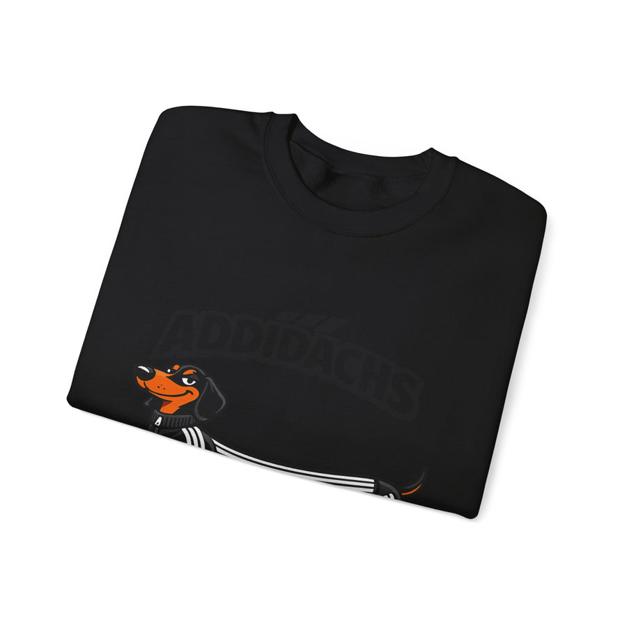 Sweat teckel humoristique 'ADDIDACHS' – Motif drôle pour fans de teckels & de sport