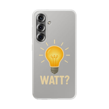 WATT? Handyhülle mit Glühbirnen-Motiv | Lustiger Schutz für Technik-Nerds & Elektrotypen-Phone Case-True Insights