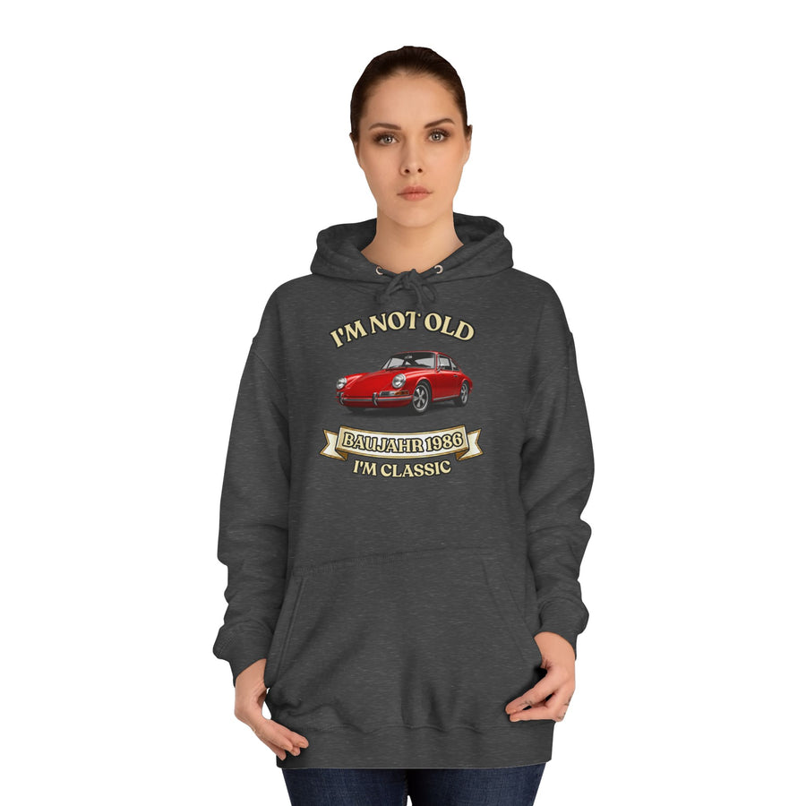 Geschenk zum 40. Geburtstag Mann – Hoodie Herren Jahrgang 1986 Porsche 911