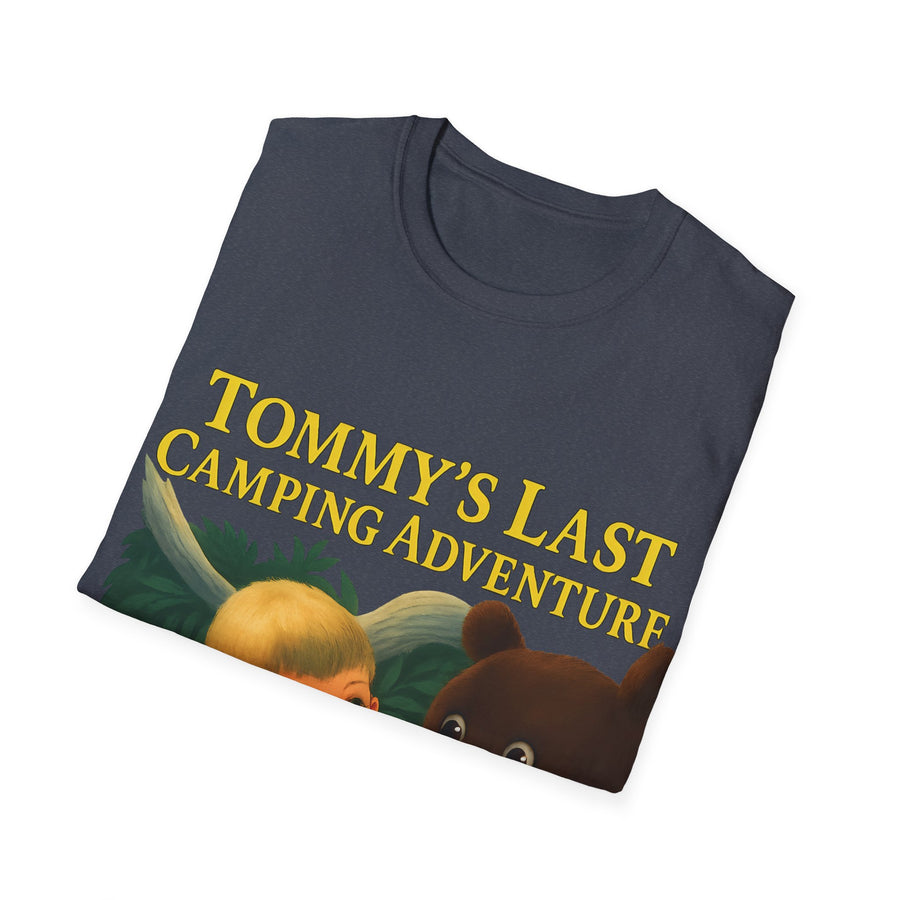 True Insights T-Shirt Tommys Last Camping Adventure skurriles Camping-Design in stilvoller Szene