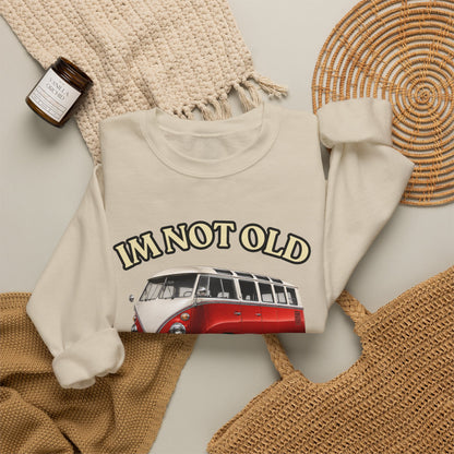 Sweatshirt Baujahr 1976 - I'm Not Old I'm Classic - Retro Bulli Bus - 50. Geburtstag Geschenk