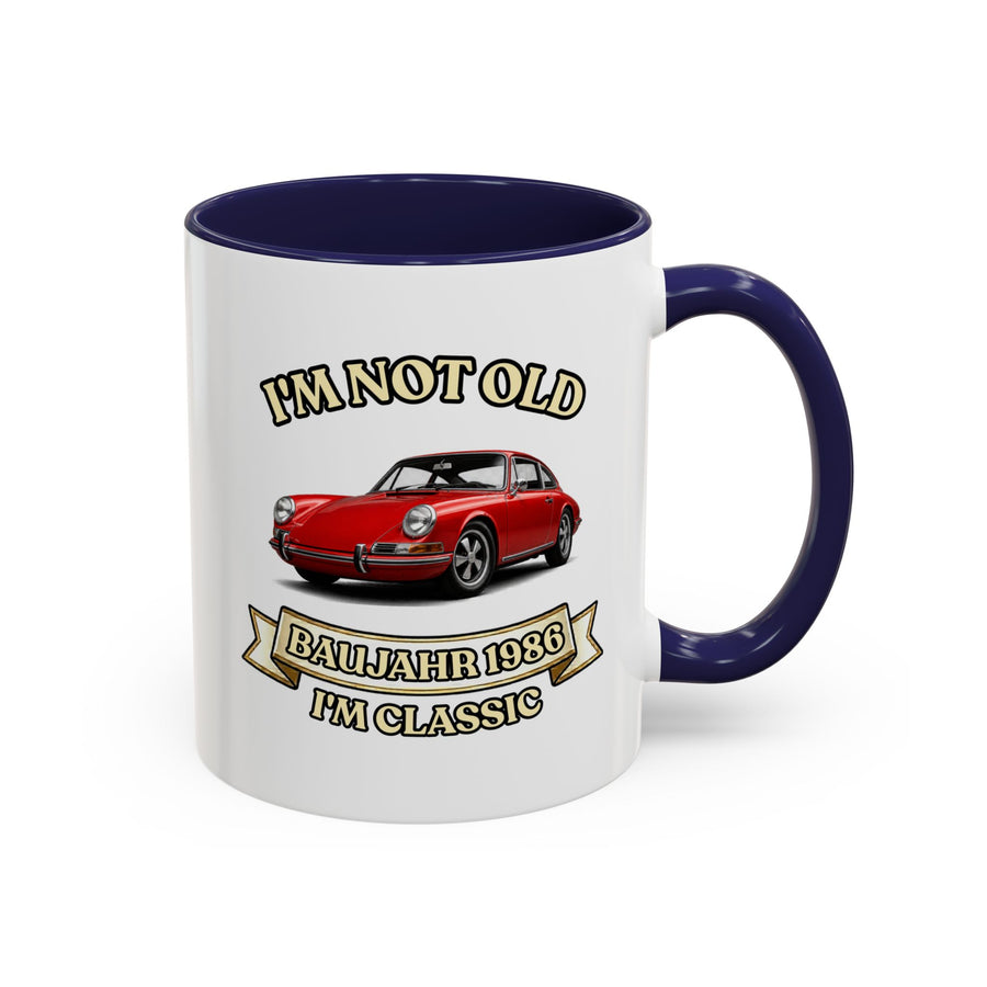 Geschenk zum 40. Geburtstag – Tasse Jahrgang 1986 Porsche 911