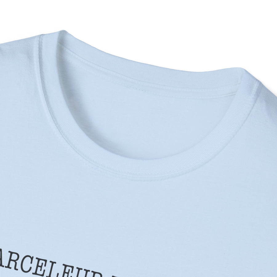 T-shirt Teckel « Harceleur personnel – Je te suivrai partout où tu vas » – Cadeau drôle propriétaire de teckel