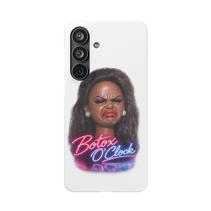 Botox O'Clock Handyhülle – Lustige Neon Diva Schutzhülle für Beauty-Fans, ideales Geschenk