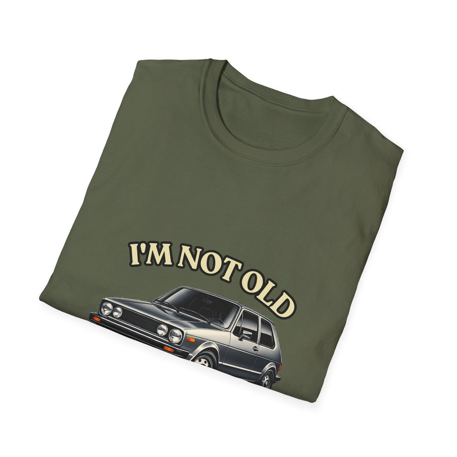 Born in 1976 T-Shirt – 50th Birthday Gift | Classic Car