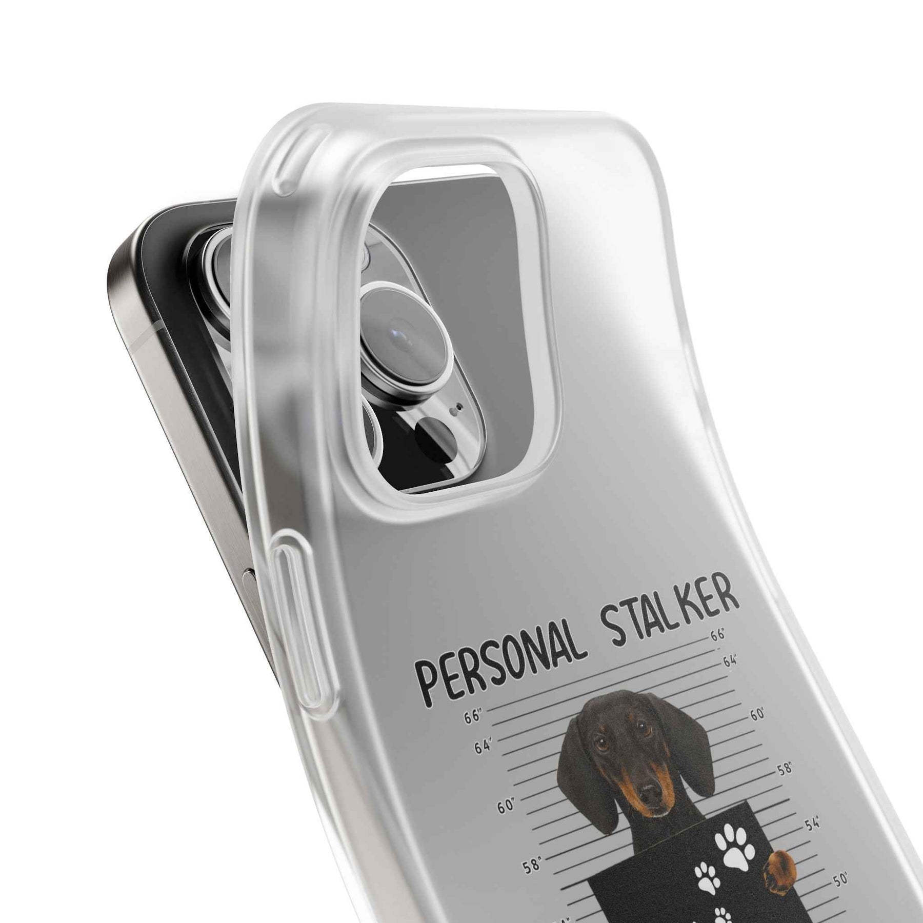 Dachshund Phone Case - Personal Stalker Design, Dog Lover Gift, Funny Pet Accessory, Cute Dog Case, Animal Lover Phone Cover