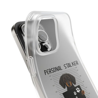 Dachshund Phone Case - Personal Stalker Design, Dog Lover Gift, Funny Pet Accessory, Cute Dog Case, Animal Lover Phone Cover