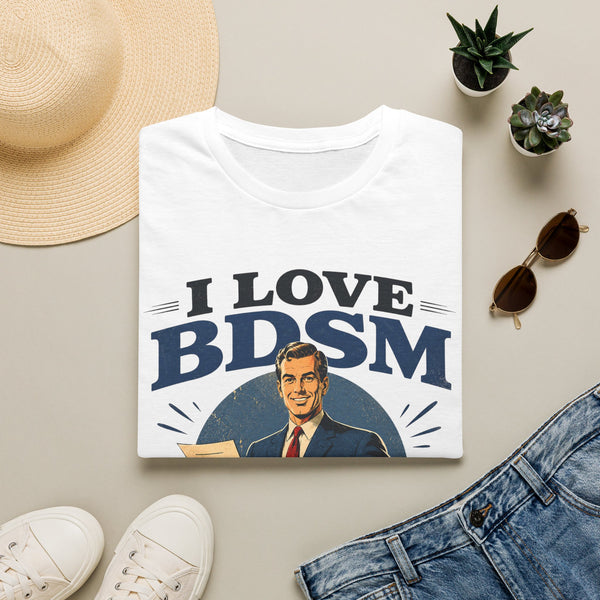I Love BDSM Shirt Herren – Lustiges Vertrieb Marketing Geschenk