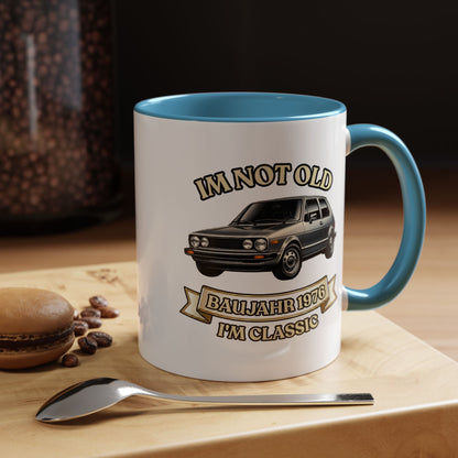 Tasse Baujahr 1976 - I'm Not Old I'm Classic - Oldtimer Kaffeebecher zum 50. Geburtstag