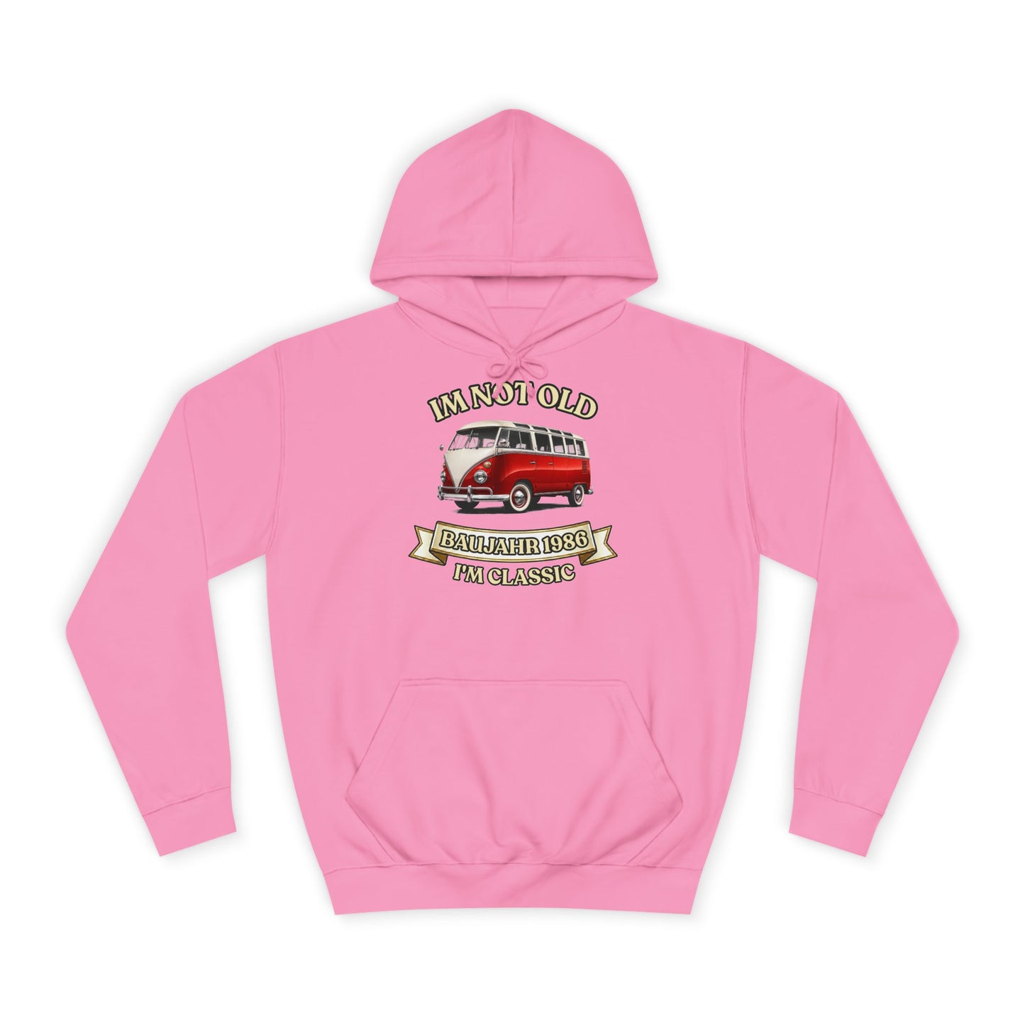 Hoodie Baujahr 1986 - I'm Not Old I'm Classic - Vintage Bus zum 40. Geburtstag für Frauen & Männer