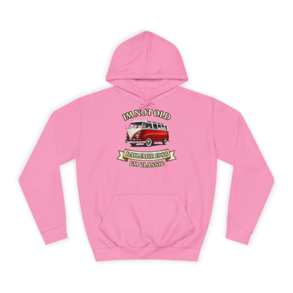 Hoodie Baujahr 1986 - I'm Not Old I'm Classic - Vintage Bus zum 40. Geburtstag für Frauen & Männer