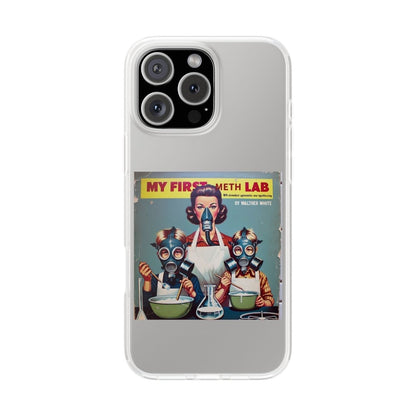 „My First Meth Lab“ Handyhülle – Schwarzer Humor im Retro-Look-Phone Case-True Insights