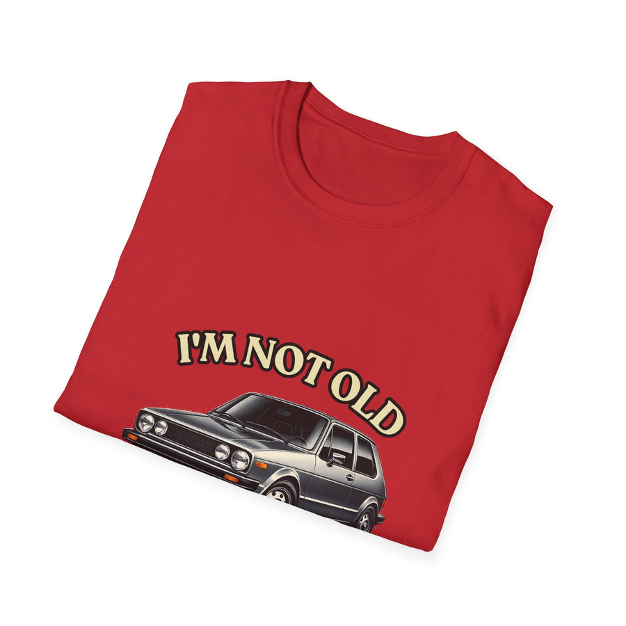 Born in 1976 T-Shirt – 50th Birthday Gift | Classic Car