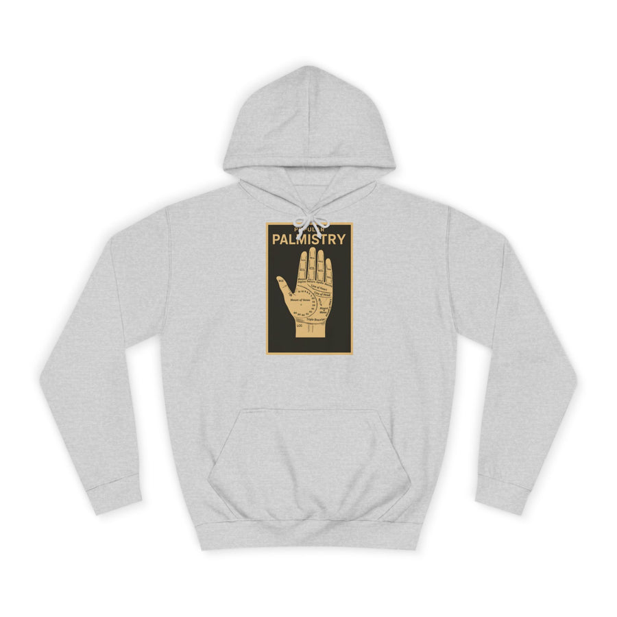 True Insights Popular Palmistry Hoodie – Vintage-Handlinien-Motiv