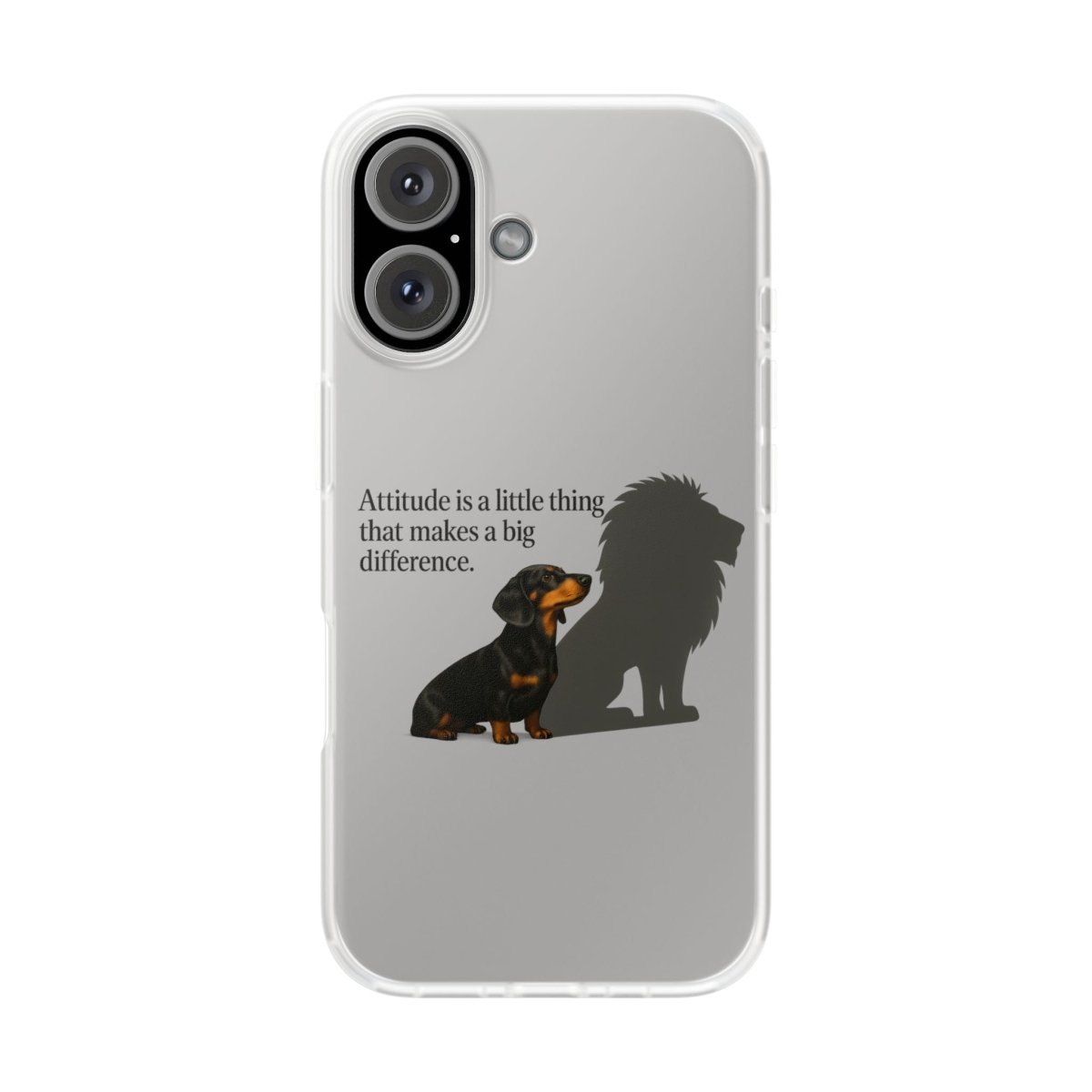 Dackel Löwenschatten – Handyhülle für innere Stärke-Phone Case-True Insights