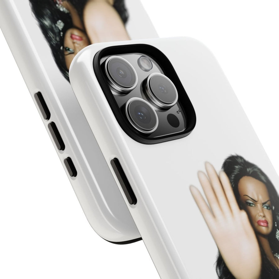 Coque de téléphone humoristique Talk to the Hand Doll – Coque effrontée pour iPhone & Samsung