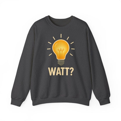 Sweatshirt – WATT? Sweatshirt für Elektriker & Technikfans | Lustiges Glühbirnen-Motiv | True Insights Design mit Humor