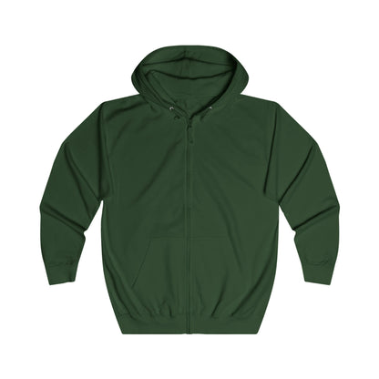 Botox O'Clock Zip Hoodie – Lustiges Neon Karikatur Motiv für Beauty-Fans, Grumpy Face Kapuzenjacke