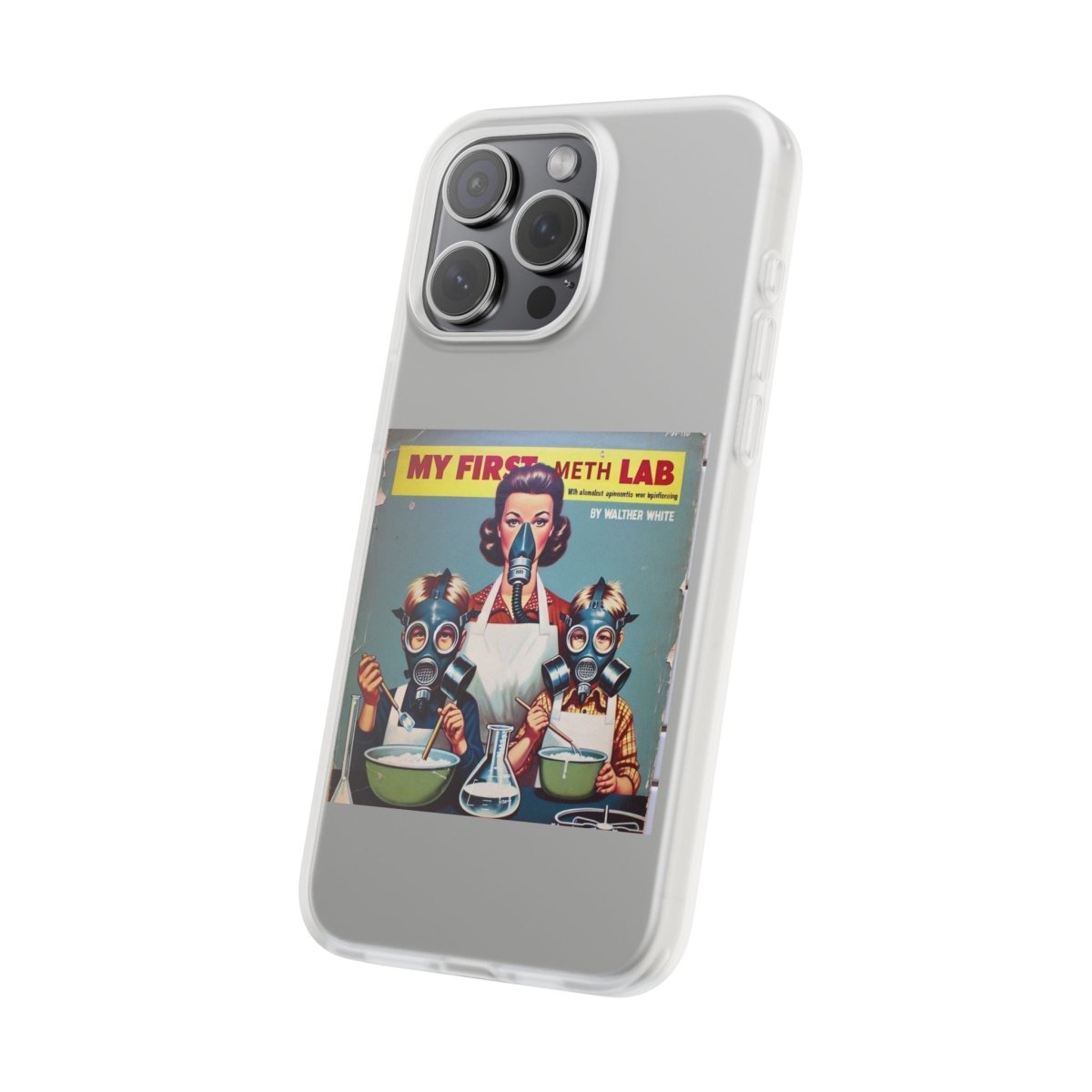 „My First Meth Lab“ Handyhülle – Schwarzer Humor im Retro-Look-Phone Case-True Insights