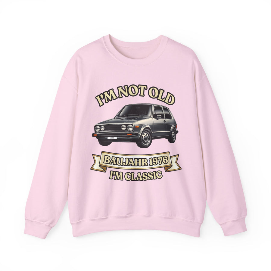 Born in 1976 Sweatshirt – 50th Birthday Gift | Classic Car