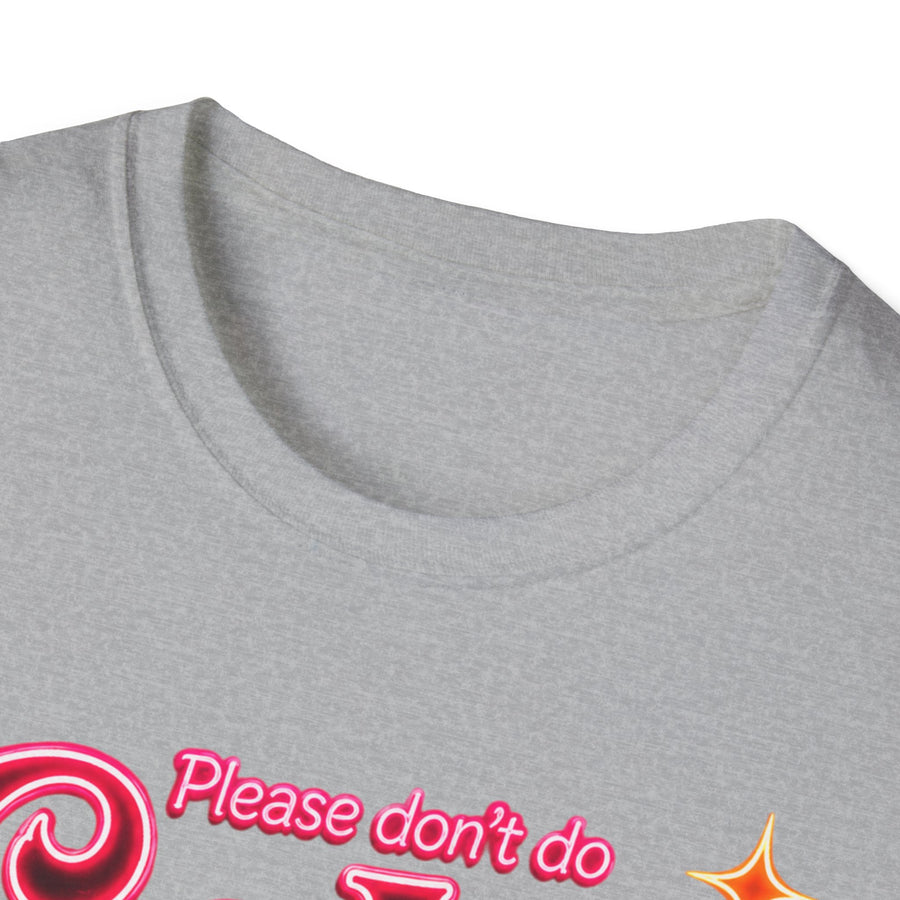 Please Don't Do Coke in the Bathroom – Neon Disco Shirt