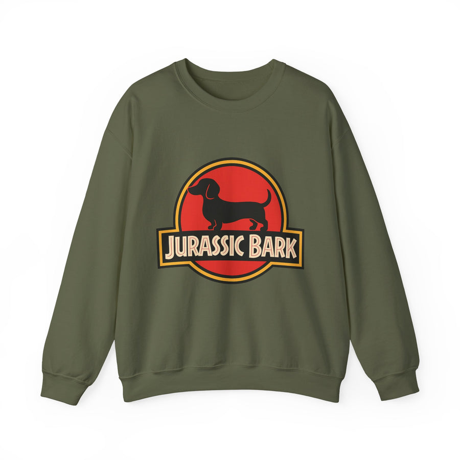 Sweatshirt Jurassic Bark Parodie Teckel – Sweat humoristique pour amateurs de teckels & cinéphiles