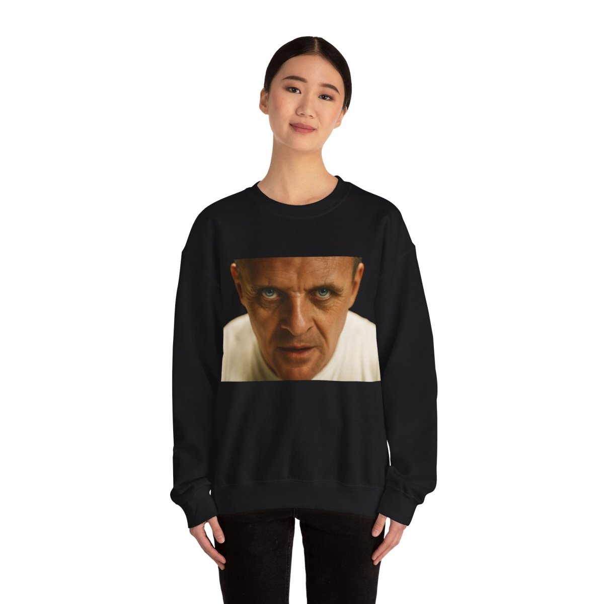 Sweatshirt – Intensivblick – Kultfilm-Sweatshirt mit ikonischem Motiv | Für Thriller-Fans & Satire-Liebhaber | True Insights Design mit Humor