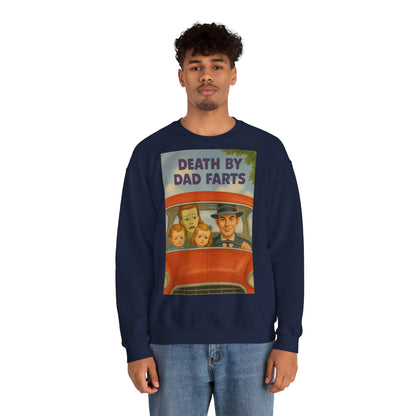 Sweatshirt – Dead by Dad Farts Sweatshirt – Lustiges Geschenk für Familien mit Humor | True Insights Design mit Humor