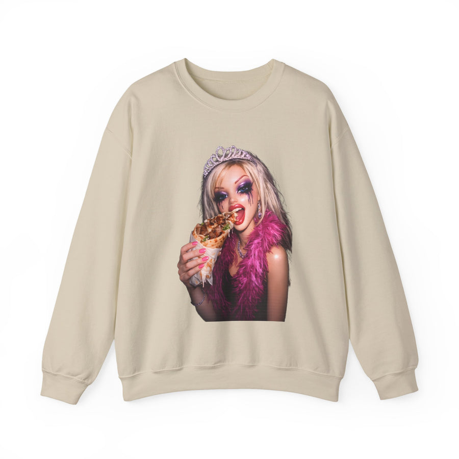 Princess Punk Sweatshirt – Freches Party-Motiv mit Drag-Queen-Glam