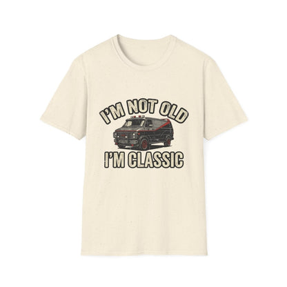 True Insights T-Shirt I'm Not Old I'm Classic Retro Van 80er Motiv in Natural