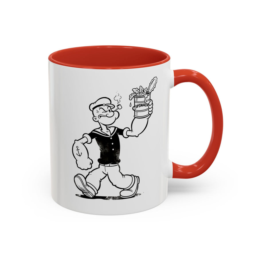 Popeye Spinat Dose Tasse – Comic Kult Kaffeebecher für Fans von Retro-Cartoons & starkem Kaffeegenuss