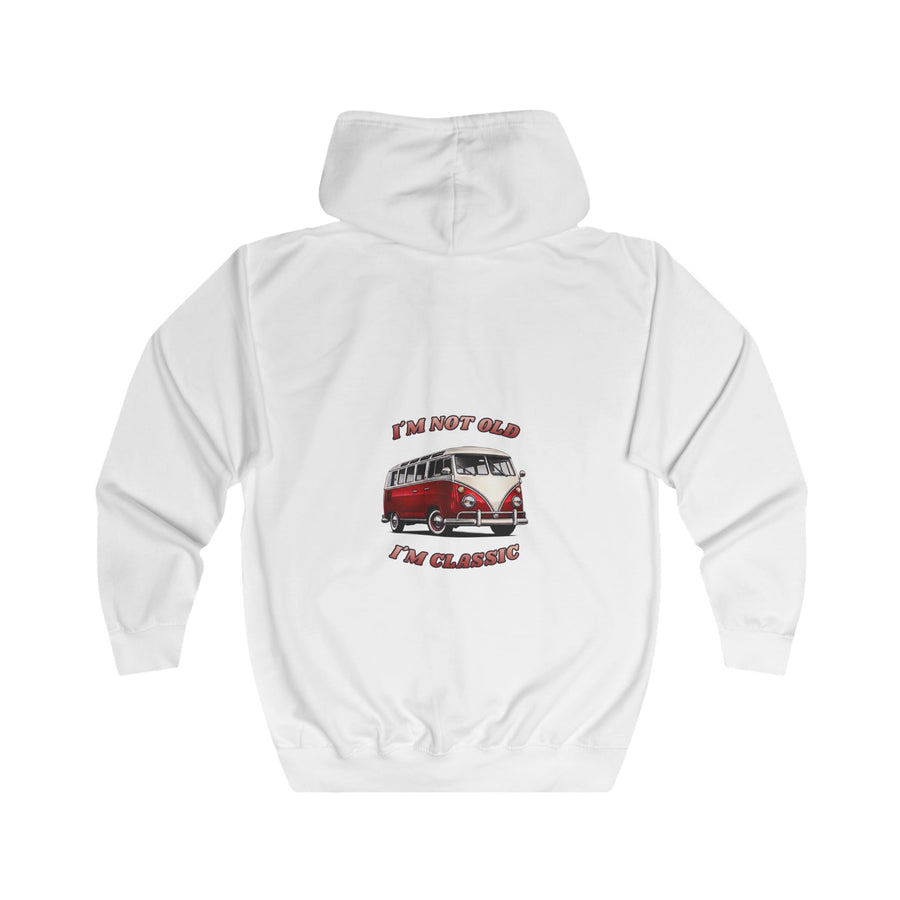 True Insights VW Bulli T1 Samba Zip-Hoodie – I'm Not Old I'm Classic Geschenk