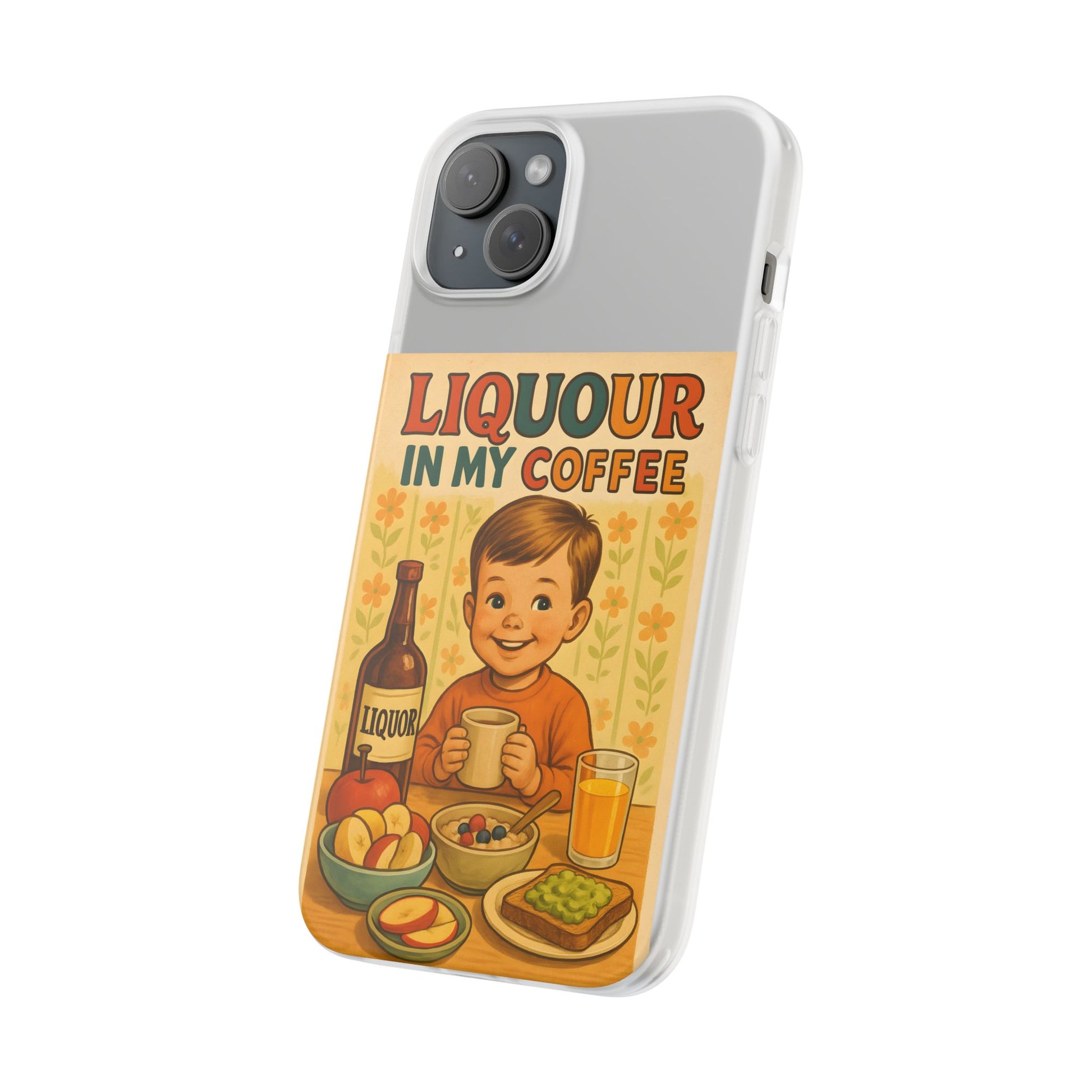 Handyhülle – „Liquor in My Coffee“ (Satire-Edition)-Phone Case-True Insights