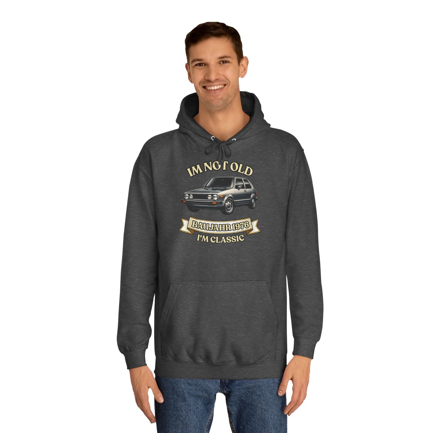 I'm Not Old I'm Classic Hoodie Baujahr 1976 – 50. Geburtstag Oldtimer Auto Kapuzenpullover für Männer & Frauen