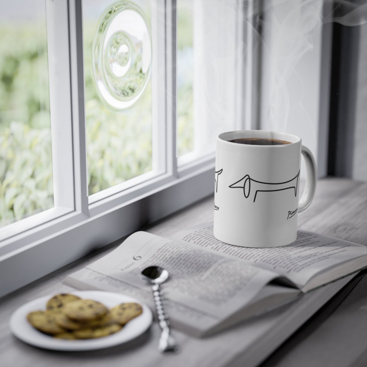 For classy coffee and a touch of humor in the morning.