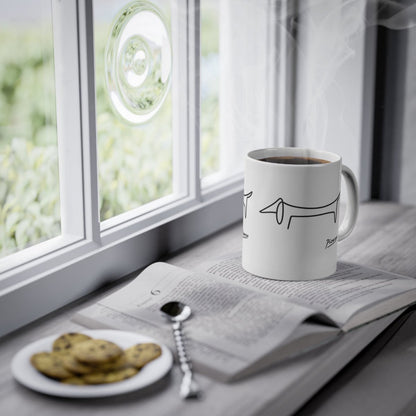 Für Kaffee mit Klasse und einem Strich Humor am Morgen. – Lustiges Mug | True Insights – Bild 5