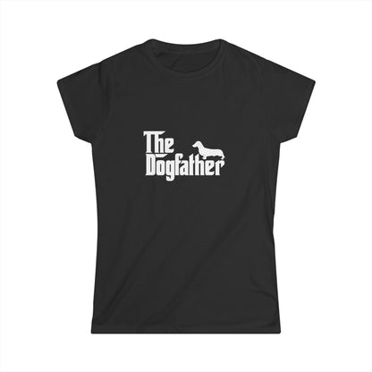 Dackel Dogfather Damen T-Shirt – lustiges Dackel Shirt
